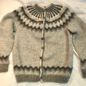 Icelandic Wool Cardigan sweater